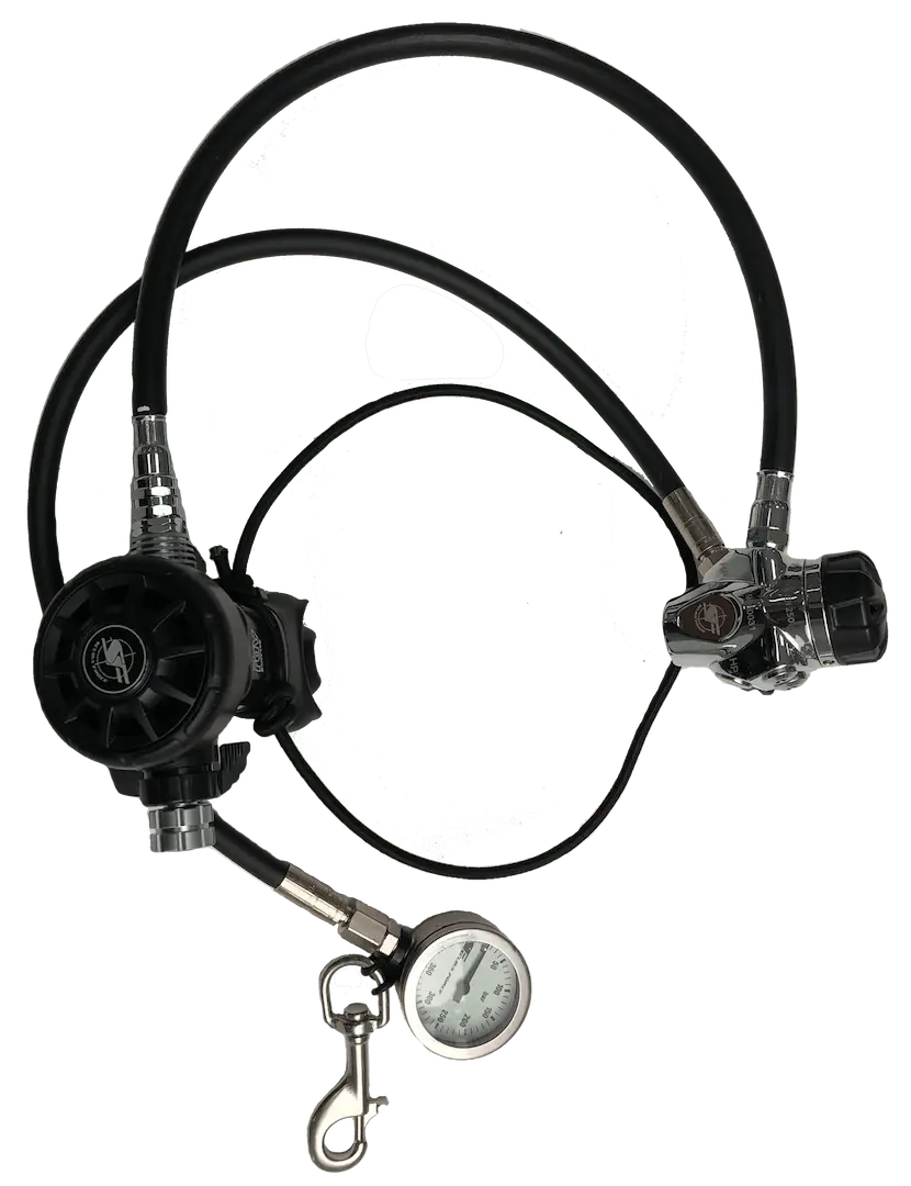 Scuba Force Twin Tec Set I Atemregler Set Backupseite