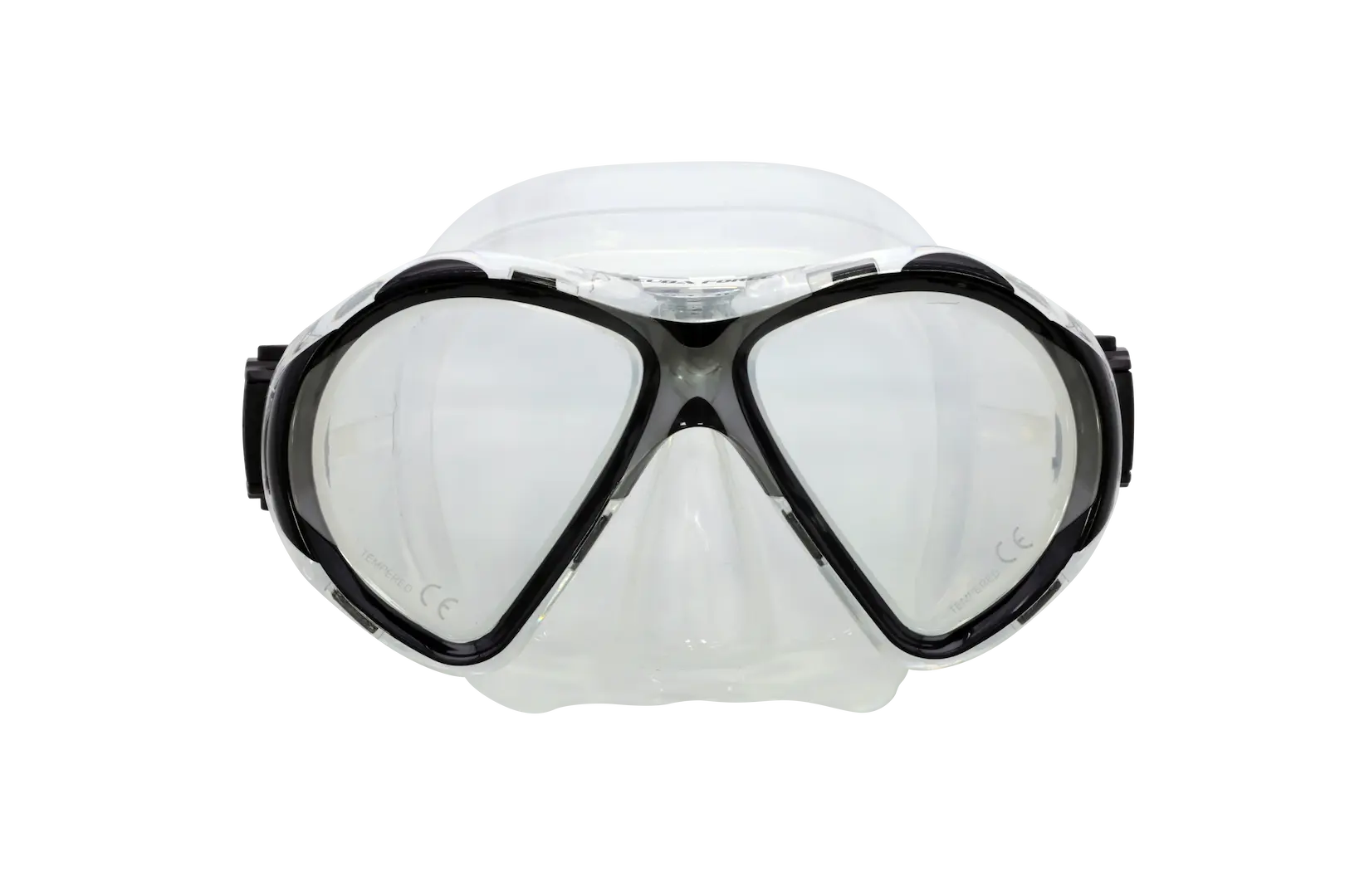 Scuba Force Vision Maske klar/schwarz