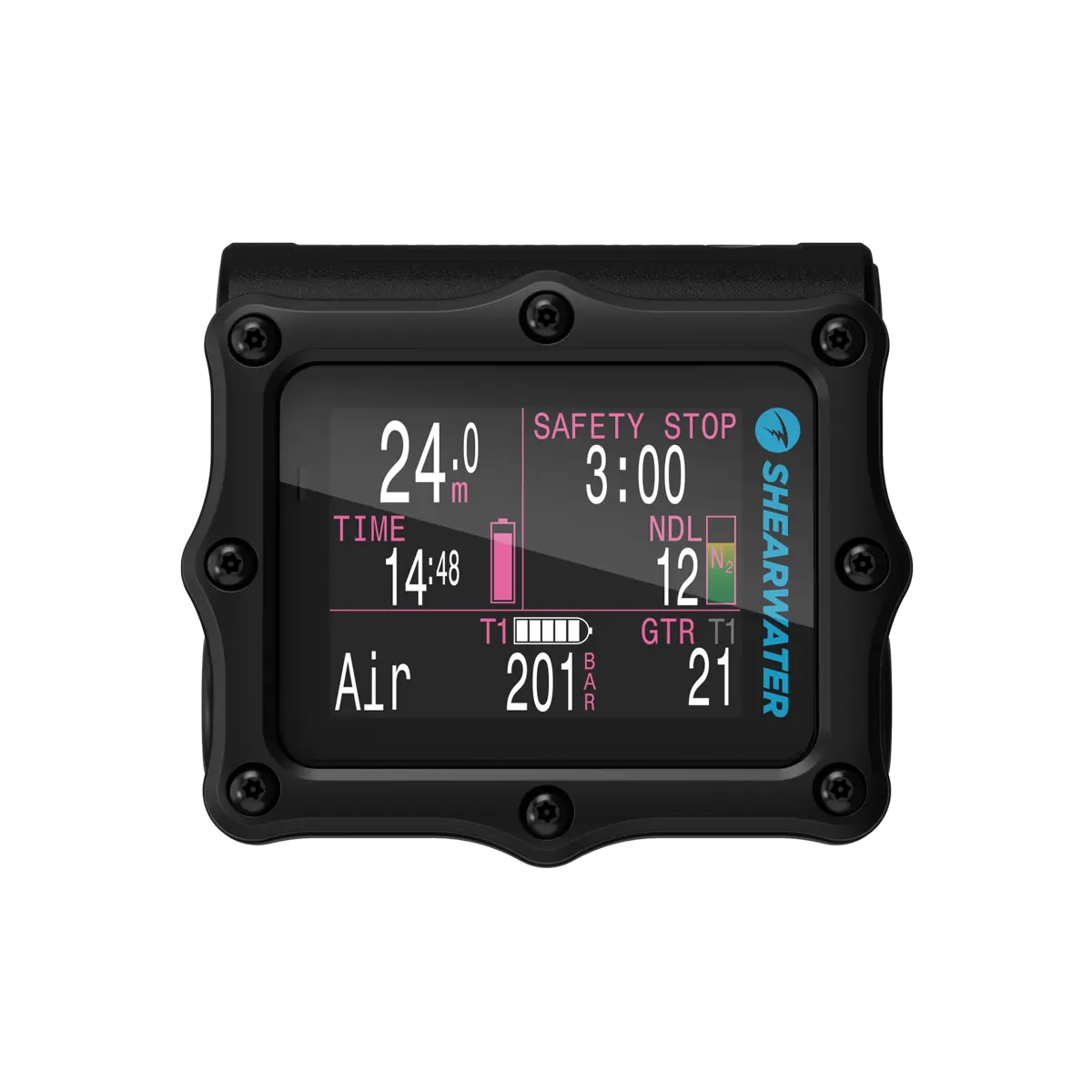 Shearwater TAuchcomputer PERDIX 2 Ti black