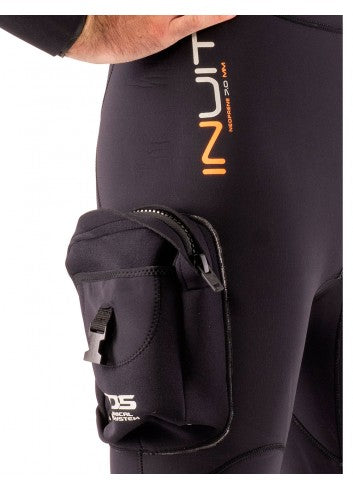 TDS Halbtrocken Tauchanzug Herren INIUT, Detailaufnahme Tasche