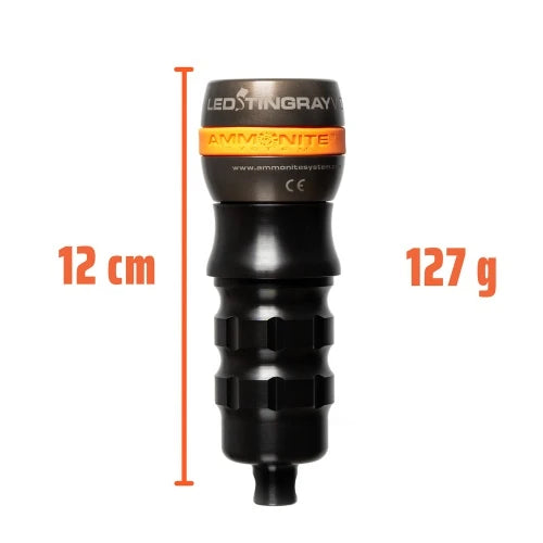 Ammonite LED Stingray Mark II Video Set, Abmessung der Lampe