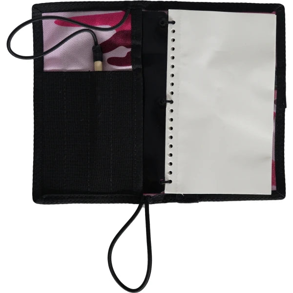 Aqor Wetnotes pink camouflage, aufgeschlagen