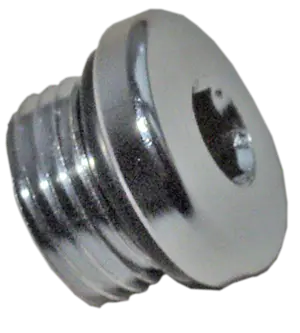 Blindstopfen 1/2" UNF, Messing verchromt