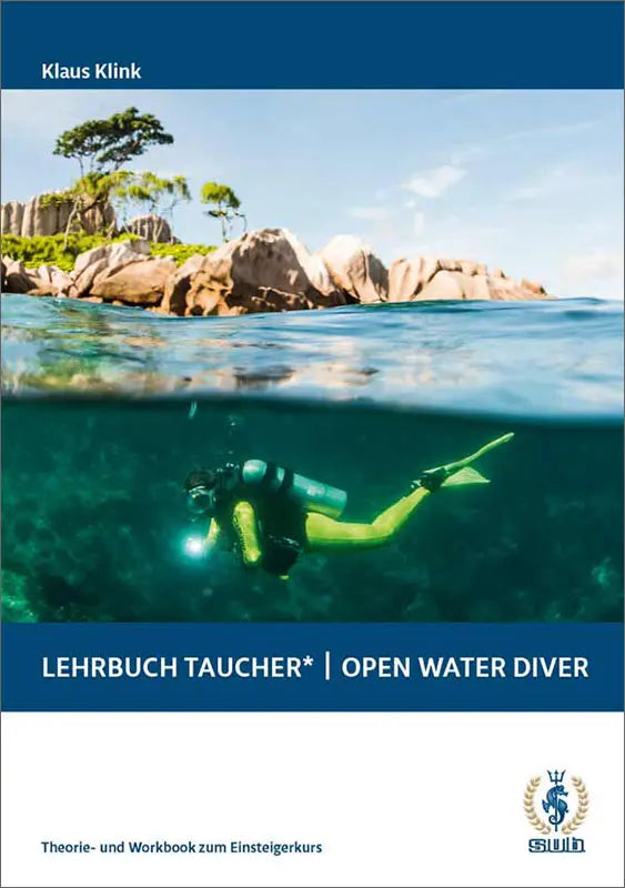 Lehrbuch zum s.u.b. Open Water Diver Kurs. Ansicht Frontcover