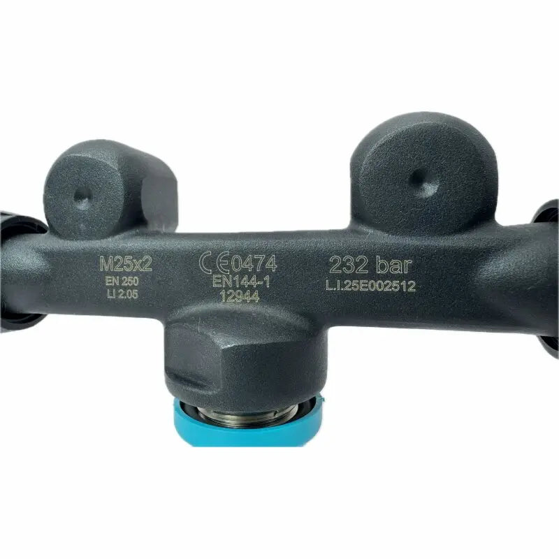 Polaris Twinventil 232bar black edition, Beschriftung