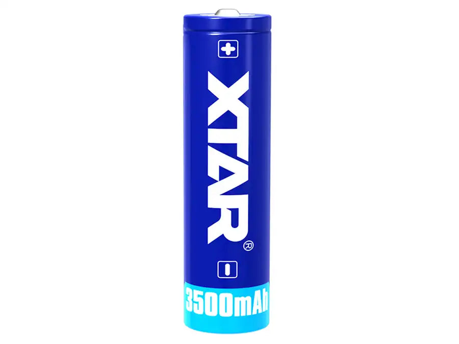 XTAR 18650 3500mAh Li-Ion-Akku, Detailansicht Pluspol