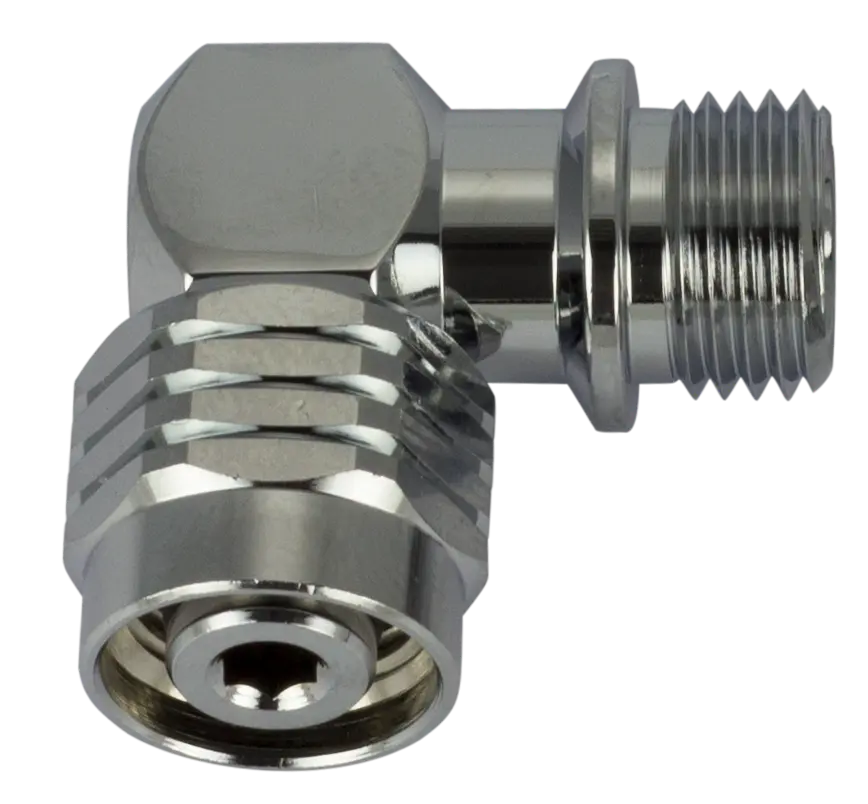 90 Grad Adapter für den Mitteldruckschlauch
