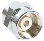 Adapter Luft auf O2 230bar, Messing verchromt