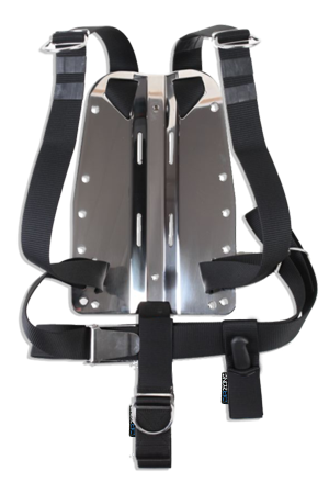 Dirzone Edelstahl Backplate komplett 3/6mm