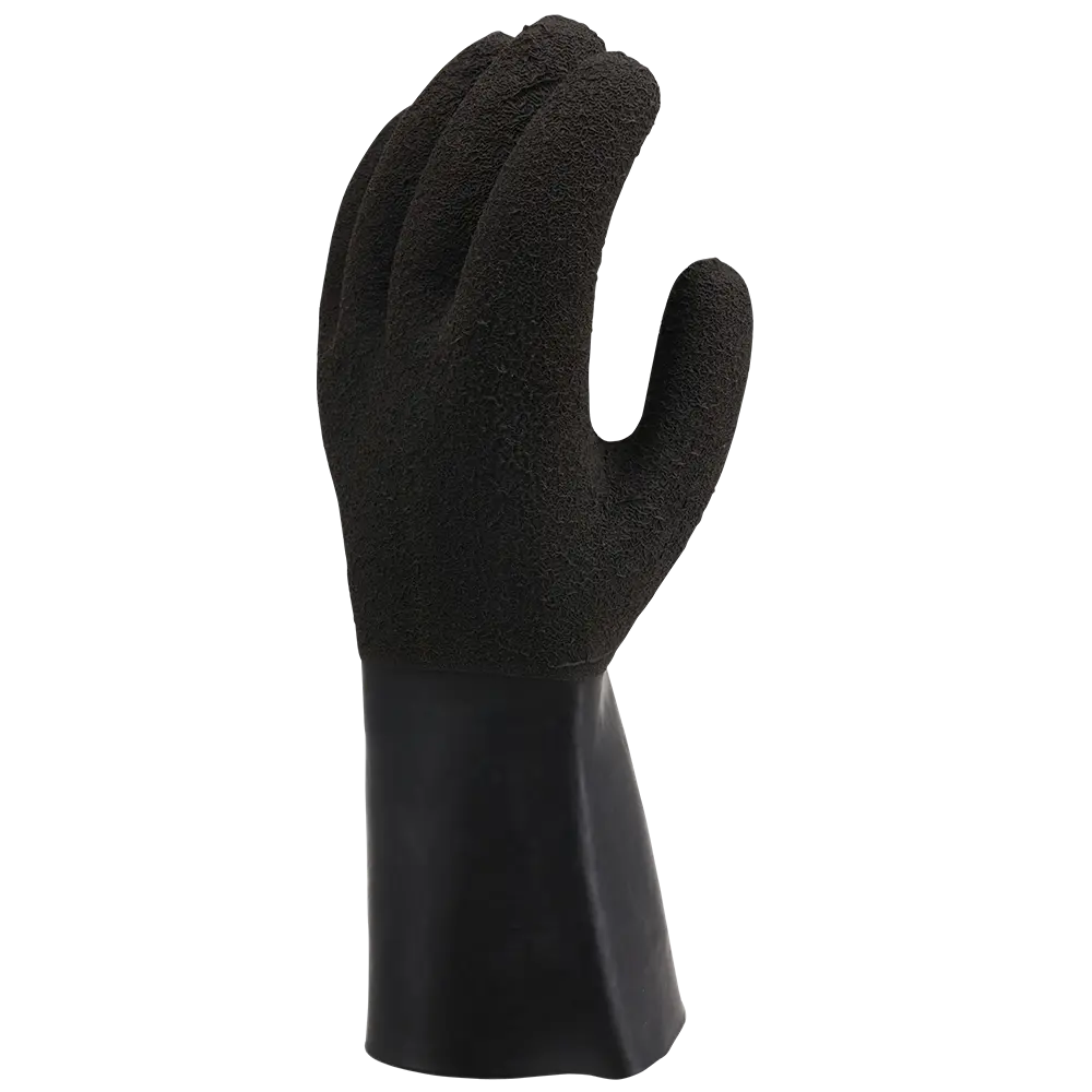 Latex Trockentauchhandschuh schwarz