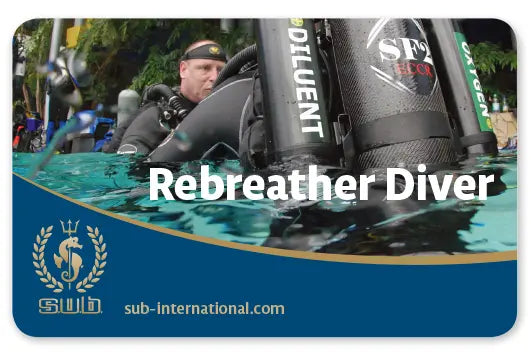 SUB Rebreather Brevet, Vorderseite