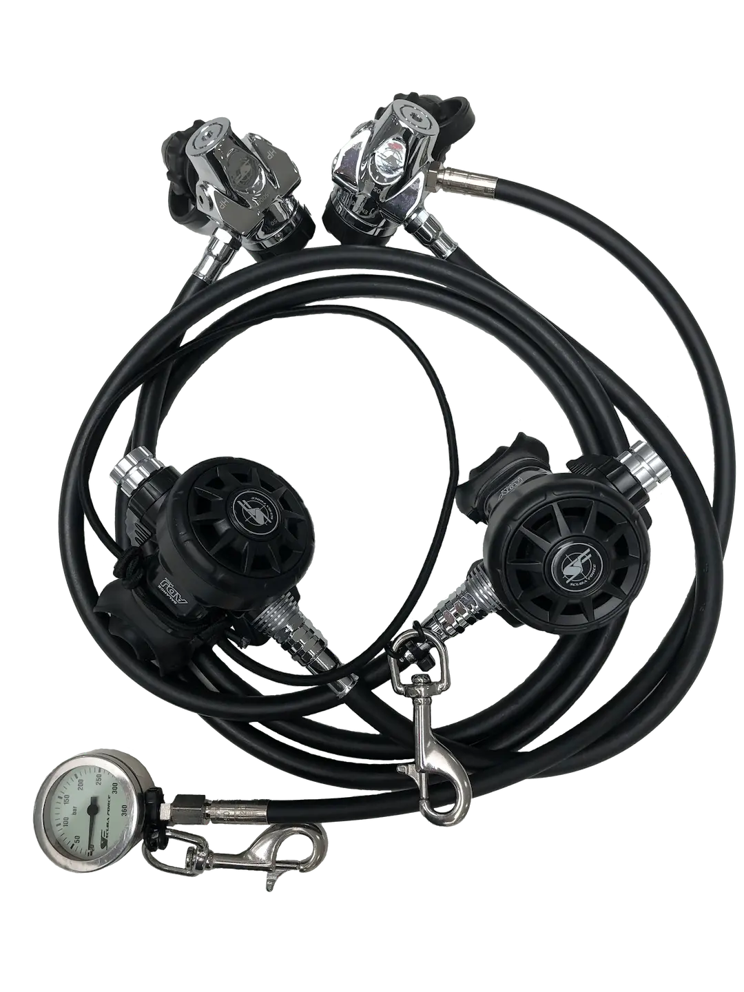 Scuba Force Twin Tec Set I Atemregler Set Gesamtansicht