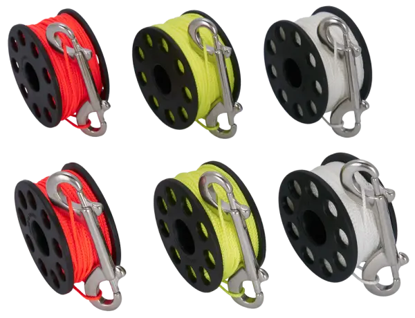 Scuba Force Spool mit Edelstahl Doppelender 30m Übersicht