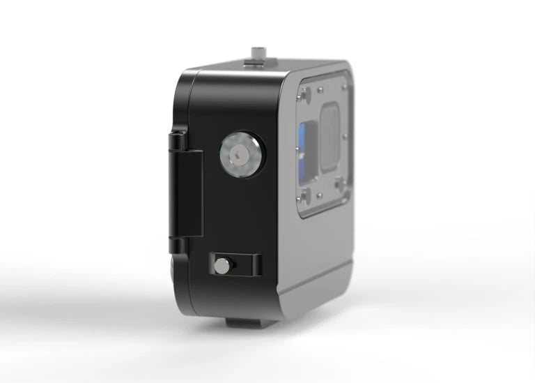 T Housing Tieftauchgehäuse H10 Power, Seitenansicht mit Opferanode