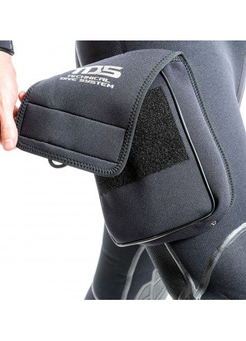 TDS Halbtrocken Tauchanzug 6,5 DEEP BLACK, Detailaufnahme Tasche