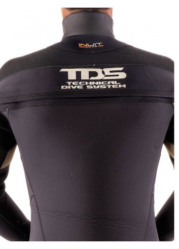 TDS Halbtrocken Tauchanzug Herren INIUT, Detailaufnahme Logo