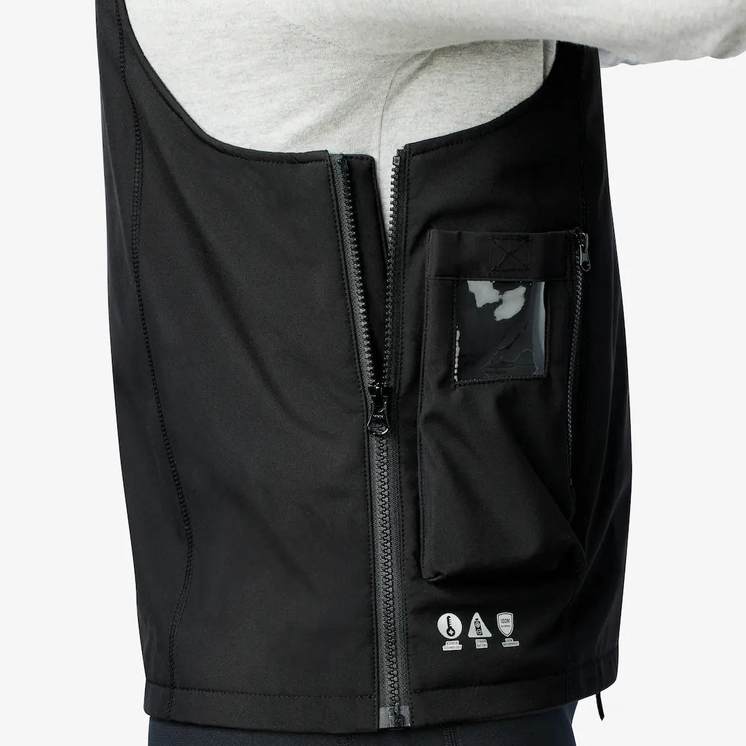 Venture Heat Pro V3 Heizweste, Seitenansicht mit Zipper
