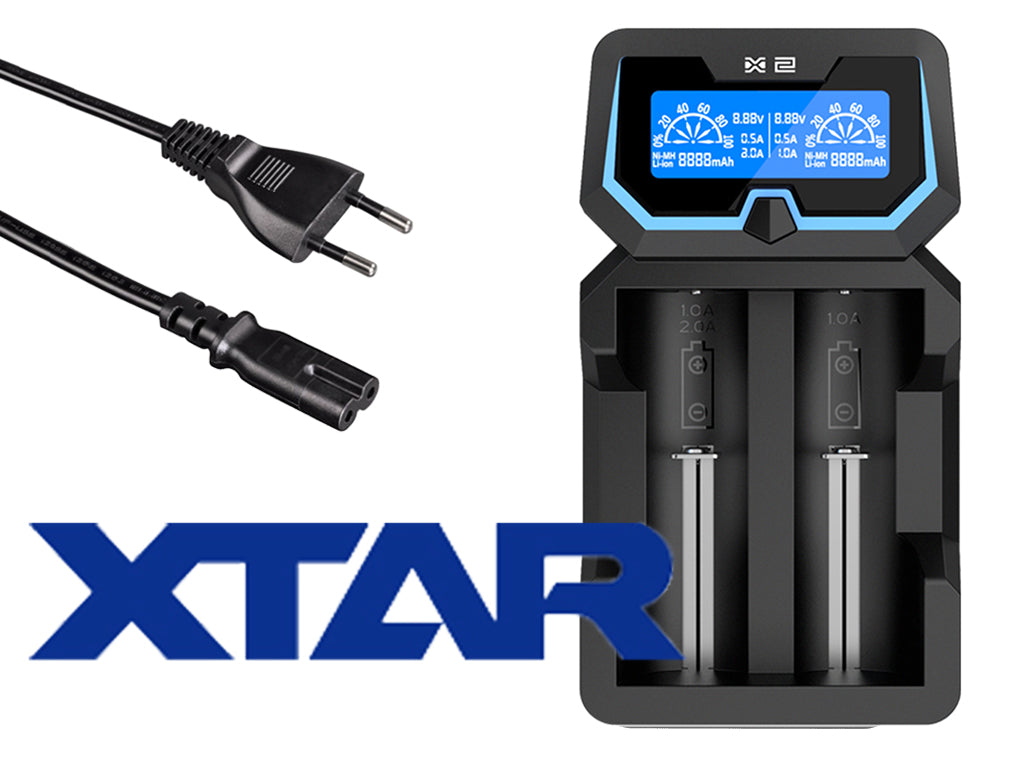 XTAR X2 2-Fach Ladegerät,