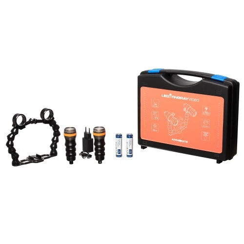 Ammonite LED Stingray Mark II Video Set, komplett 