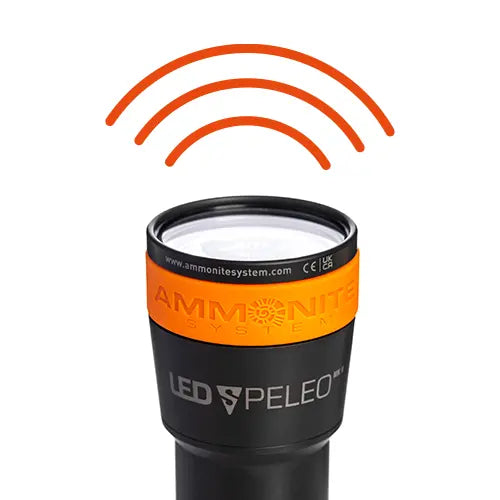 Ammonite System Lampenkopf LED Speleo MKII, Statussignalisierung
