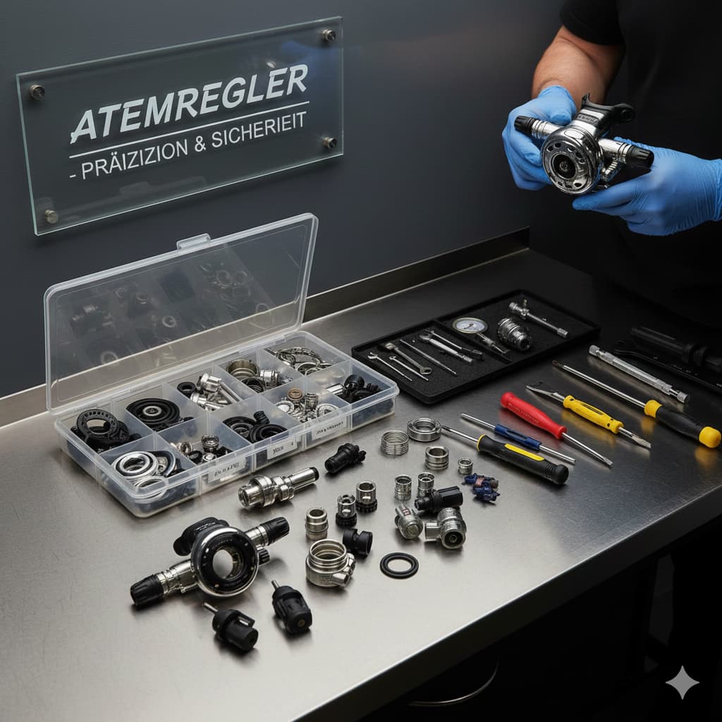 Atemregler Revision, Regler zerlegt