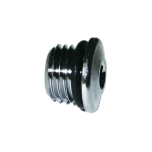 Blindstopfen 7/16", Messing verchromt