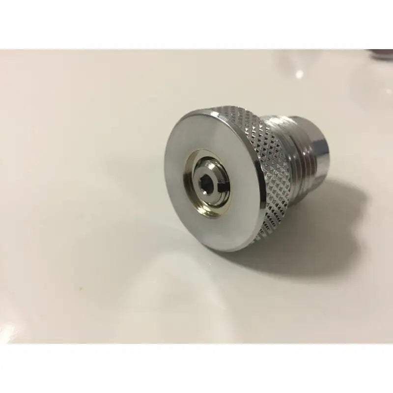 Blindstopfen Messing verchromt mit Entlftung G5/8"