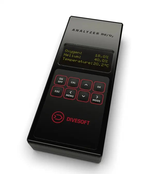 Divesoft Analyser Set Blender PRO, Analyser Einzelansicht
