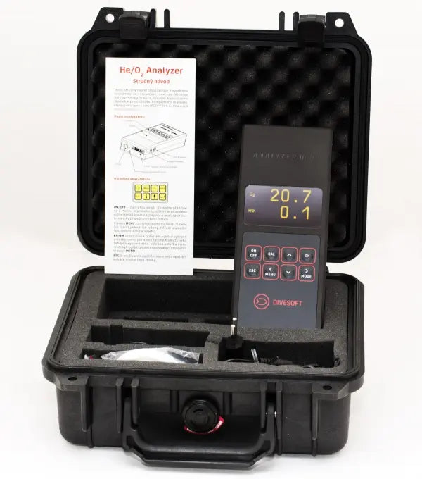 Divesoft Analyser Set Blender PRO, komplett Ansicht