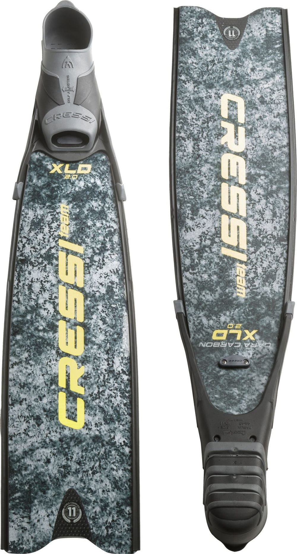 Cressi Apnoeflossen Gara Turbo XLD Grey Camou