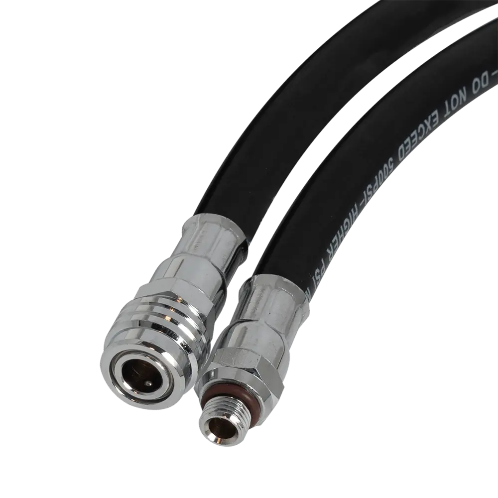 Gummi  Inflatorschlauch 20cm schwarz