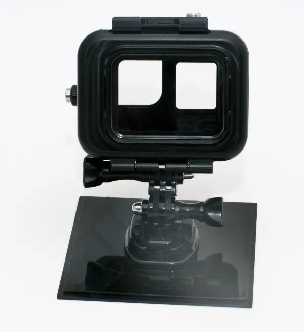IQsub Unterwassergehäuse für Actioncam GoPro -13 150m max Tiefe, Rückansicht