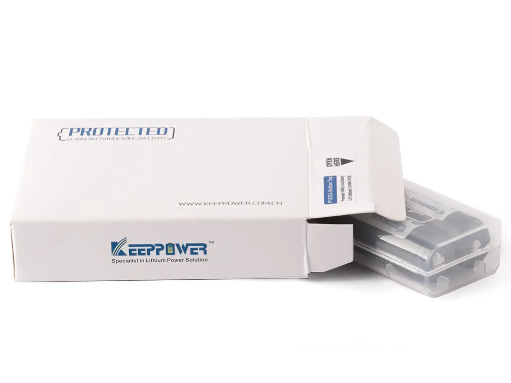 Keeppower 18650 310mAh, Verpackung