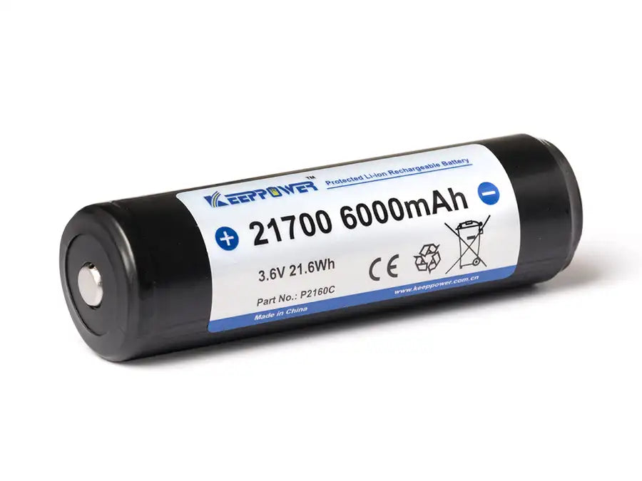 Keeppower 21700 6000mAh Li-Ion-Akku P2160C, Verpackung