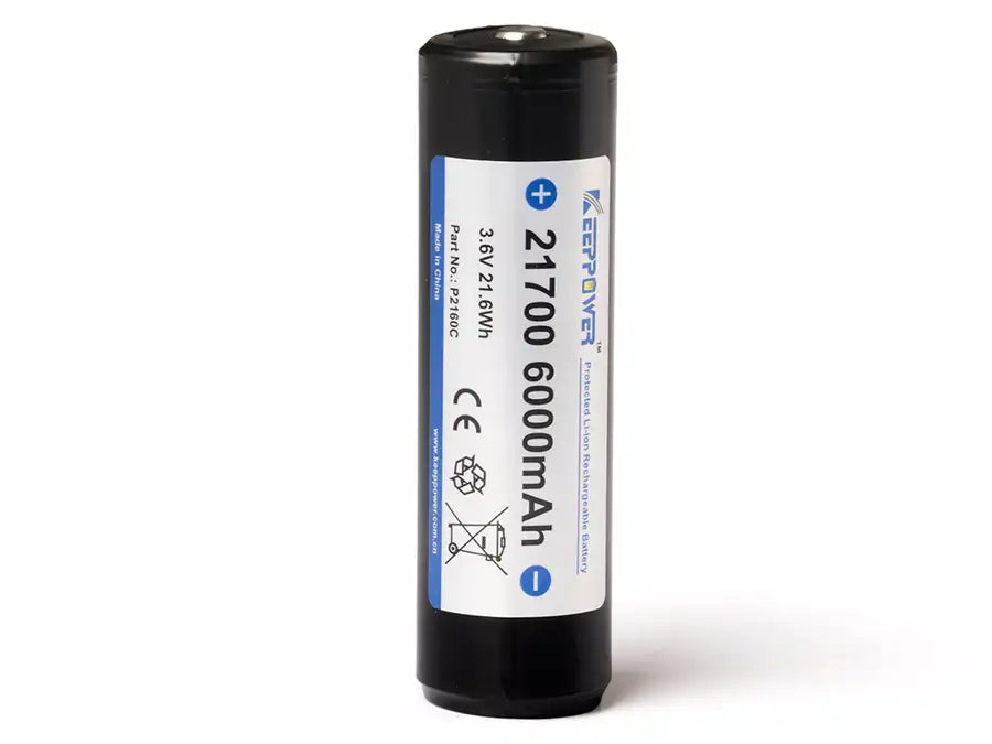 Keeppower 21700 6000mAh Li-Ion-Akku P2160C, Ansicht