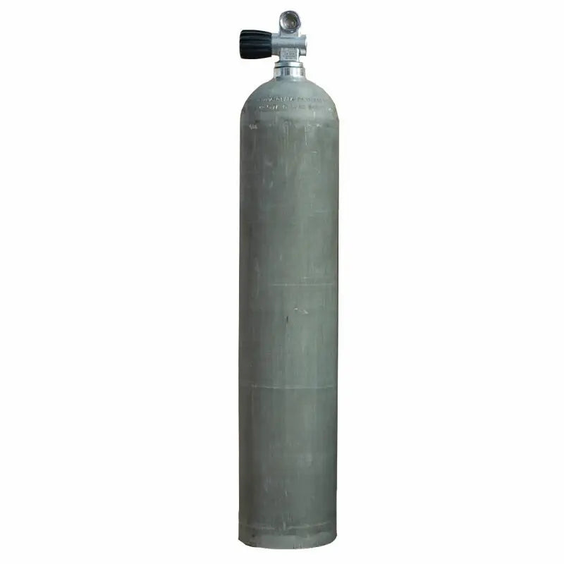 MES 40cuft / 5,7L Aluminium tageflasche mit Polaris Monoventil links, erweiterbar