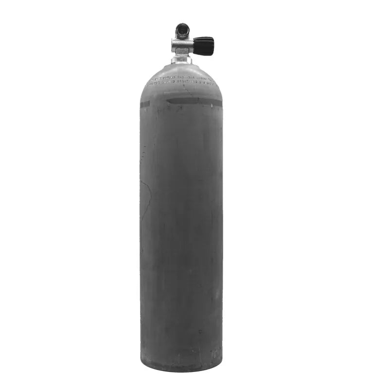 MES 80Cuft Aluflasche natur mit erweiterbarem Monoventil