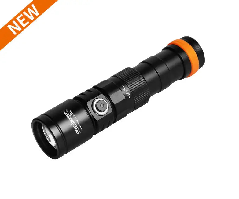 OrcaTorch  DC710 Tauchlampe Set mit USB-C Direktladung, 1 Akku, max. 3000 Lumen