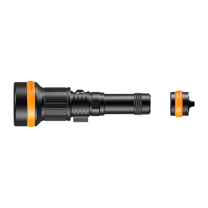OrcaTorch  ZD710 MK2  Tauchlampe  3000 lm  Abstrahlwinkel Einstellbar 4-72 Grad