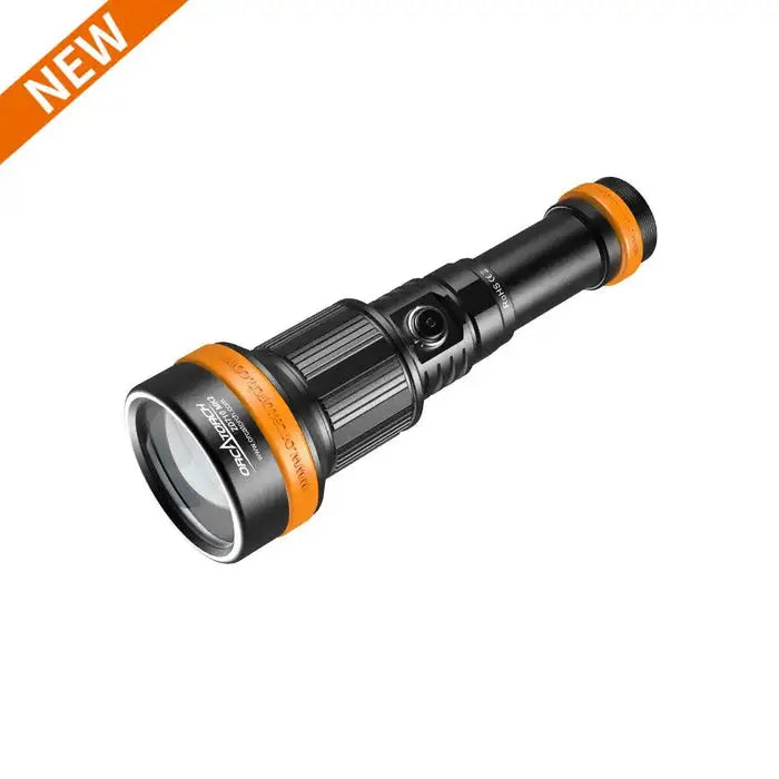 OrcaTorch  ZD710 MK2  Tauchlampe  3000 lm  Abstrahlwinkel Einstellbar 4-72 Grad