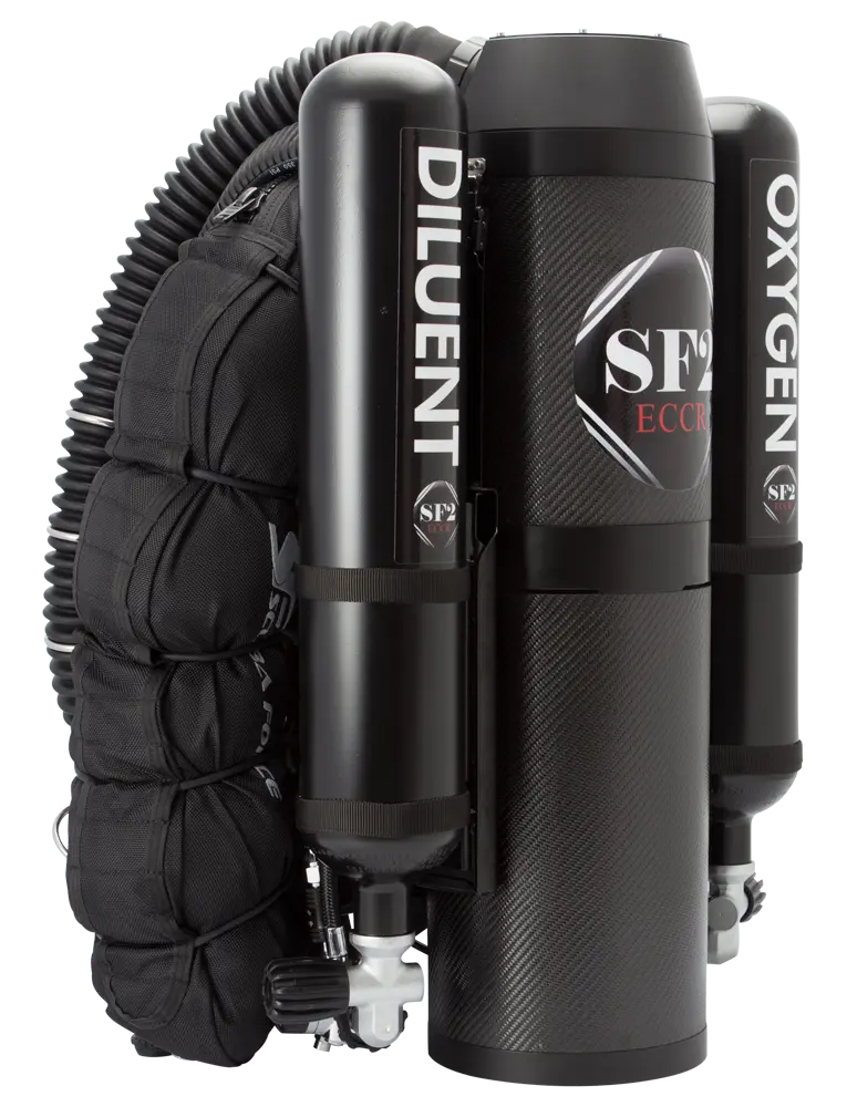 Scuba Force SF2 ECCR ready to dive