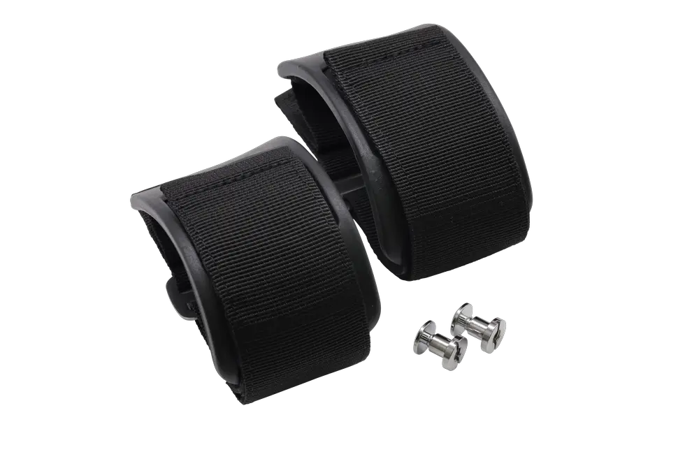 Scuba Force Argon Straps, Montage am Backplate