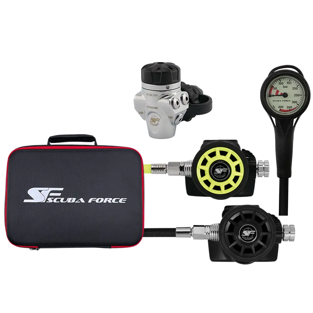 Scuba Force Recreational Set I Complete mit Finimeter und Tasche