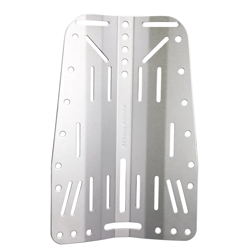 Scuba Force Standard Plate Edelstahl