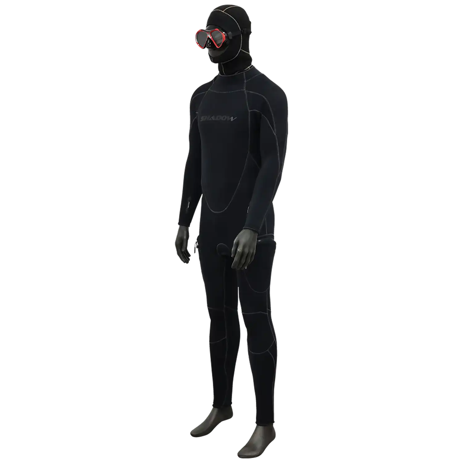 Scuba Force Nasstauchanzug Shadow Suit 5mm, Frontansicht