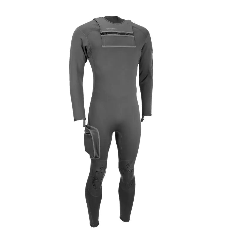 Sharkskin 2 Chillproof Anzug t Brust Reissverschluss Herren, Frontansicht