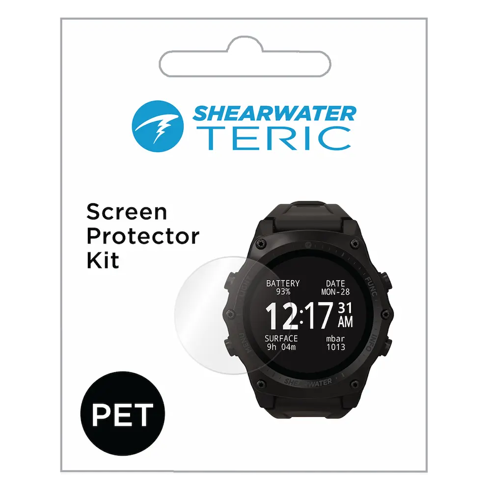 Shearwater Displayschutzfolie für Teric