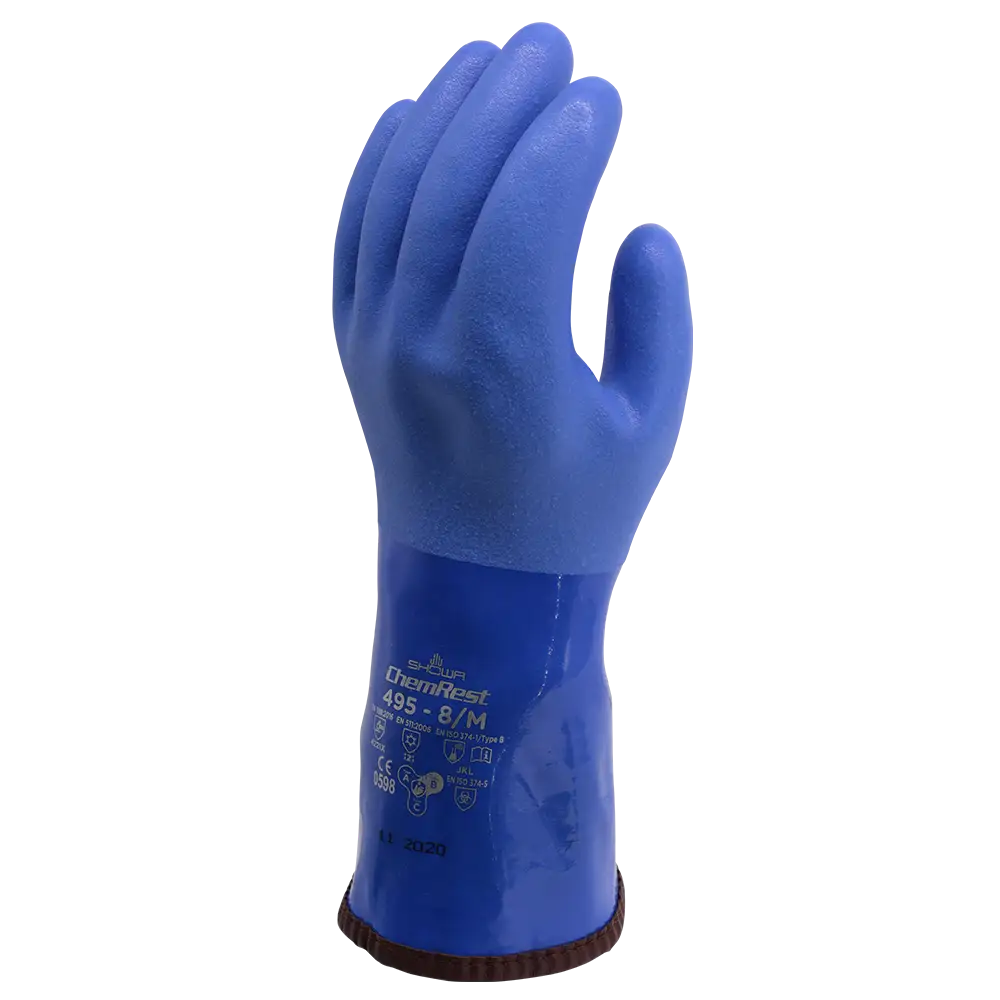 SHOWA 495 Men Trockentauchhandschuh mit PVC-Beschichtung