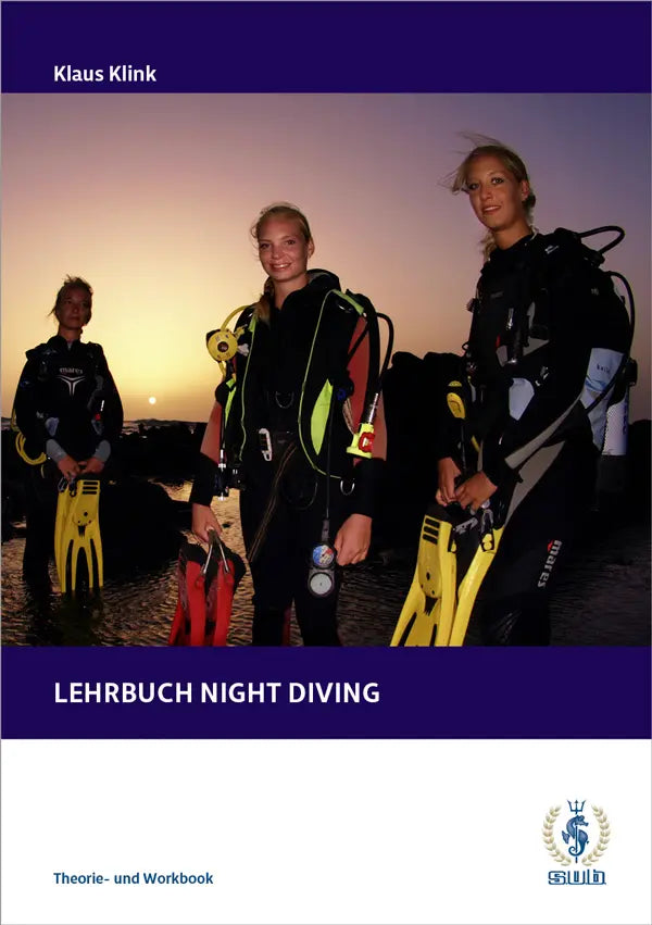 s.u.b. Lehrbuch Night Diving, Frontansicht Softcover