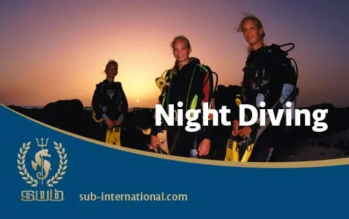 s.u.b. Night Diving Specialty Brevet